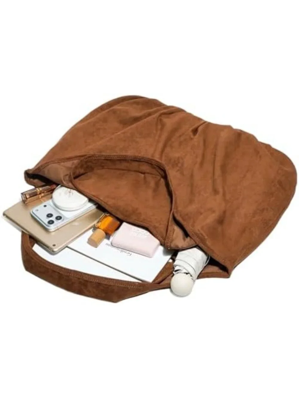 Chic Slouchy Suede Hobo Bag for Women | Large Tote Purse & Satchel for Travel